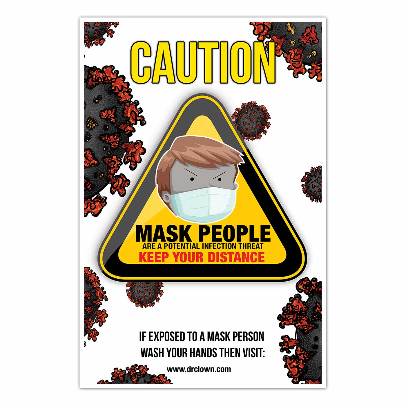 Mask People Poster